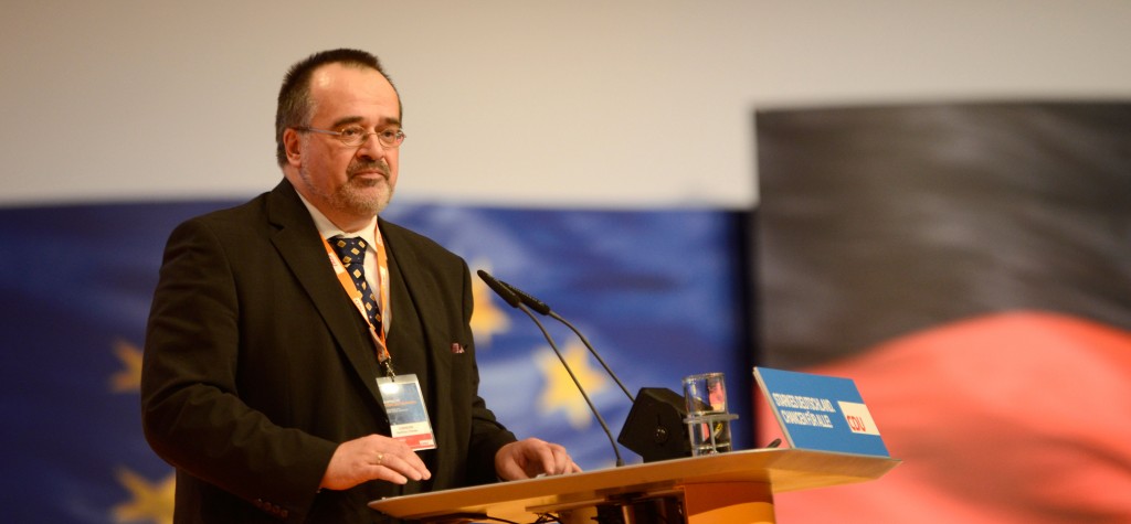 Dr. Matthias Zimmer auf dem Parteitag der CDU 2012. Foto: CDU/CSU-Bundestagsfraktion - CC BY-SA 3.0
